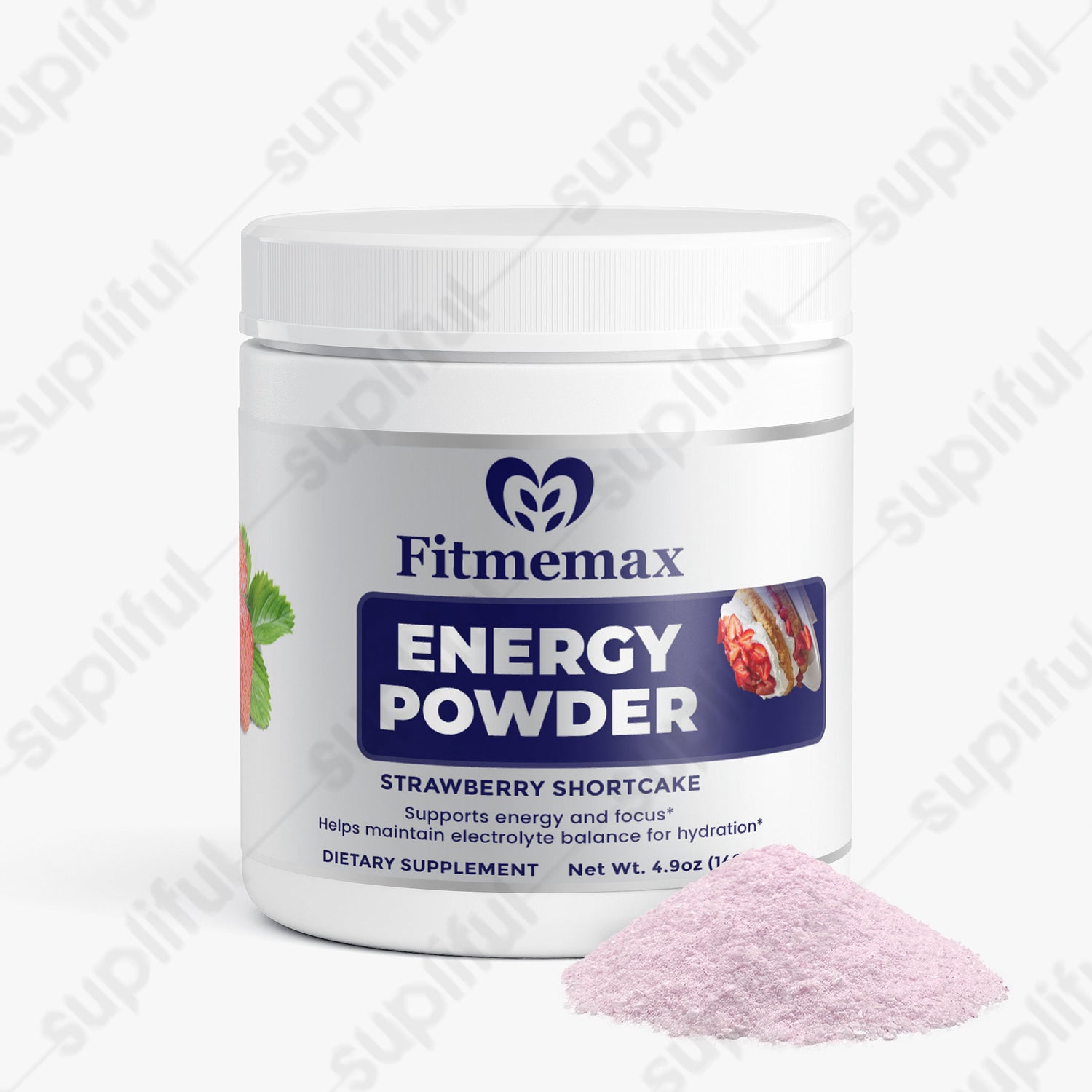 Energy Powder (Strawberry Shortcake)