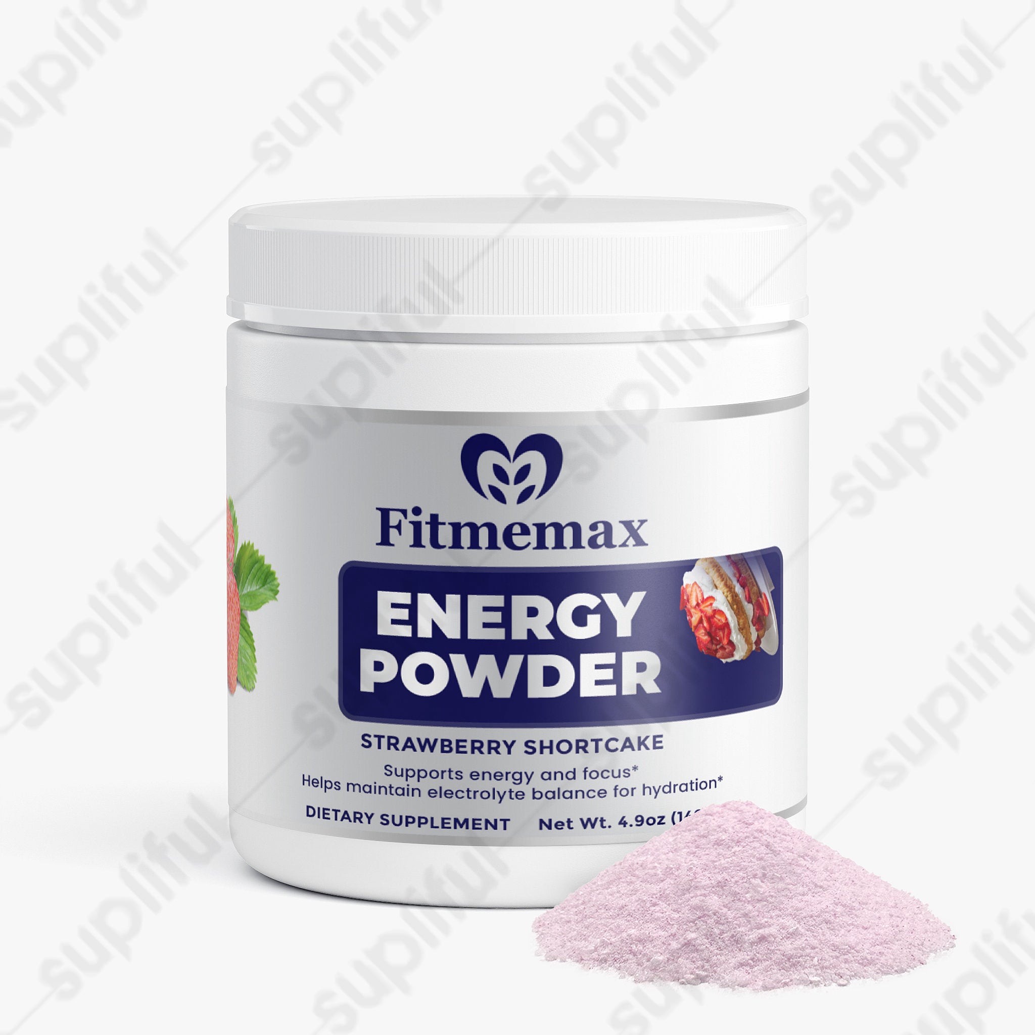 Energy Powder (Strawberry Shortcake)